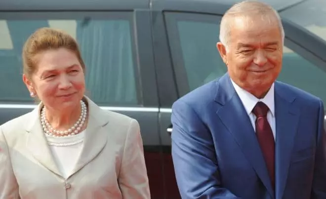 Islam Karimov met zijn vrouw