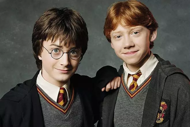 Harry Potter e Ron Weasley
