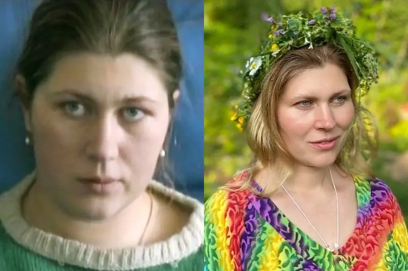 Catherine Chubel abans i després de la pèrdua de pes