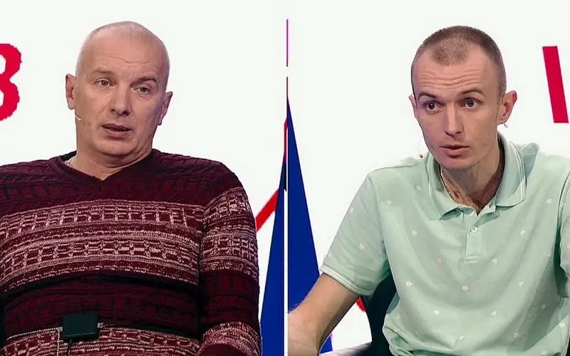 Igor Sigov và Son Ilya trong chương trình trên thực tế