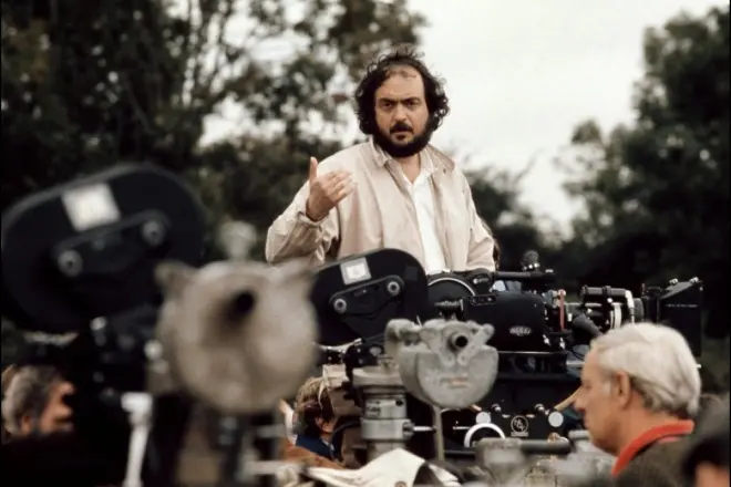Stanley Kubrick sul set