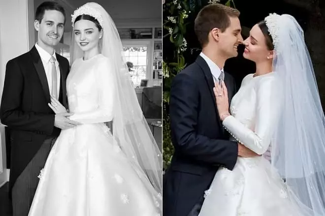 婚禮Evan Spiegel和Miranda Kerr