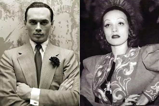 Yul Brinner ve Marlene Dietrich