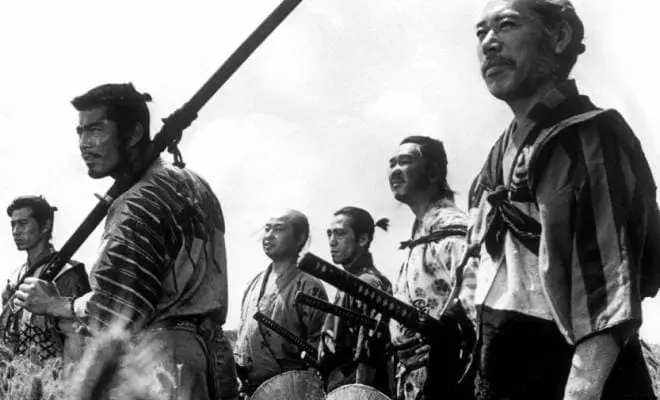 Кадр з фільма «Сем самураяў»