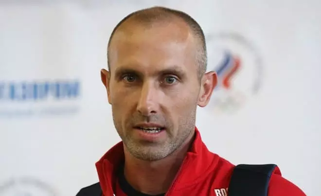 배구 선수 Sergey Tetyukhin.