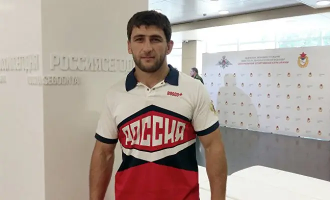 Wrestler Aniuar Gedaev.