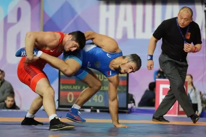 Abdulrashad Saduliev (w Krasnoju) w Turnieju Ivan Yarygin