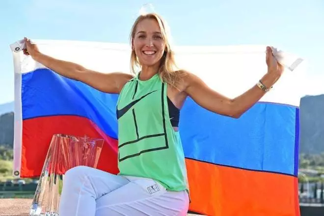 Tennis player Elena Vesnina