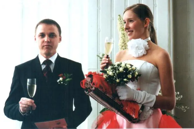 Katya Saddy dan Oleg Polishchuk