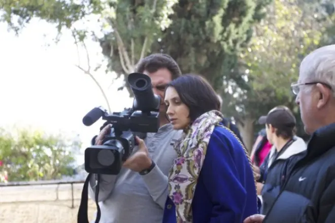 «Երուսաղեմի համախտանիշ» կինոնկարի նկարահանումների համար Անաստասիա Vet եետաեւա