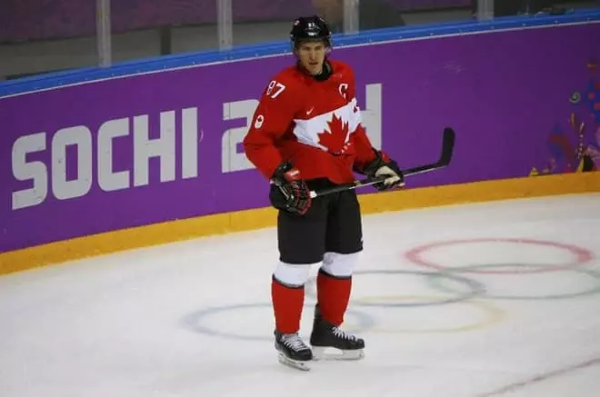 Sydney Crosby trên Oi ở Sochi