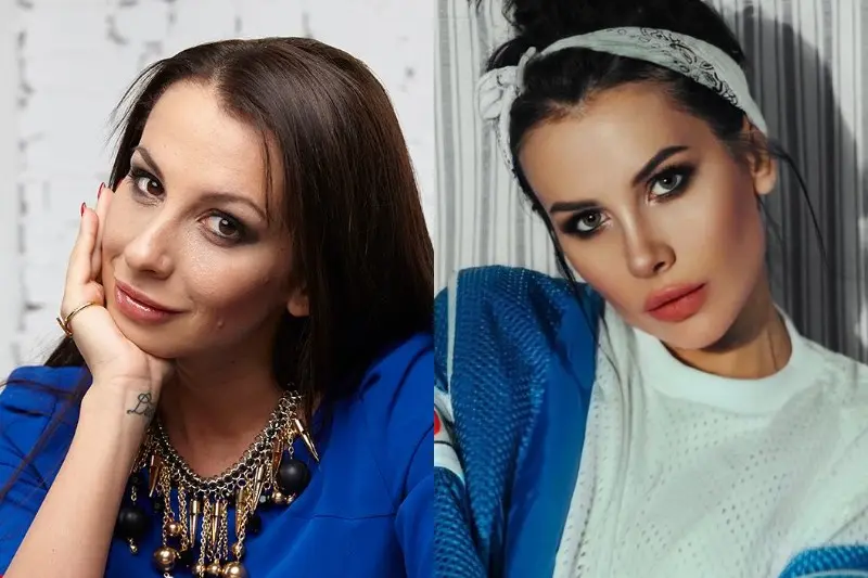 Anna Grachevskaya voor en na plastiek