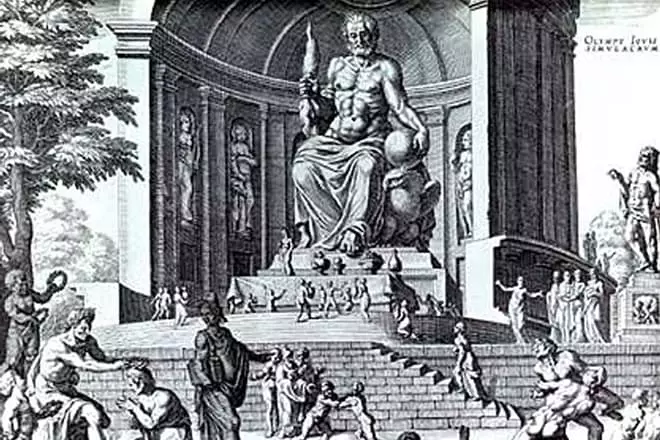 Zeus statue i Olympia