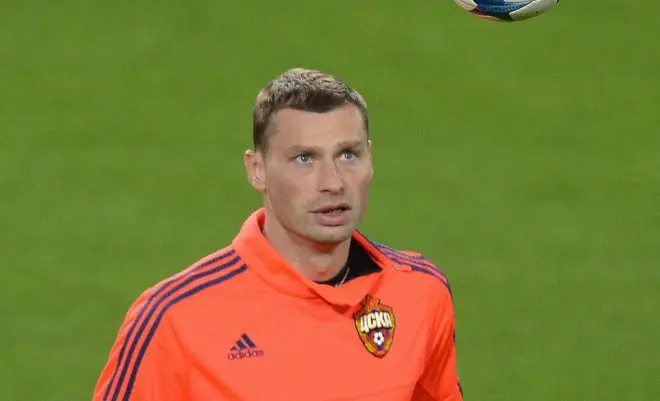 Footballer Alexey Berezutsky