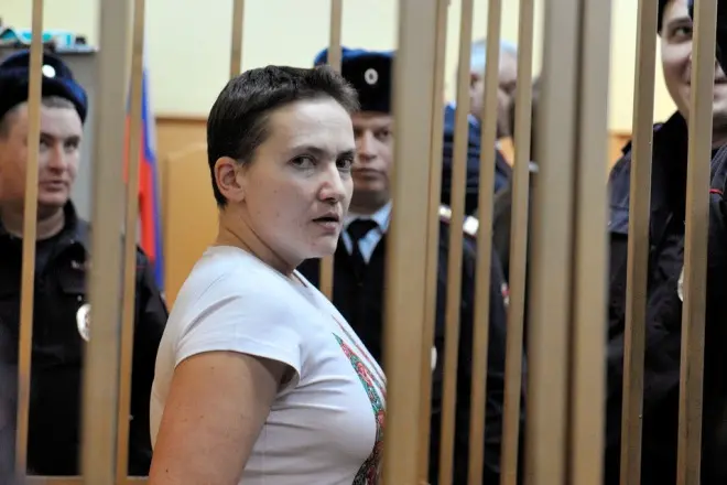 Nadezhda Savchenko ในศาล