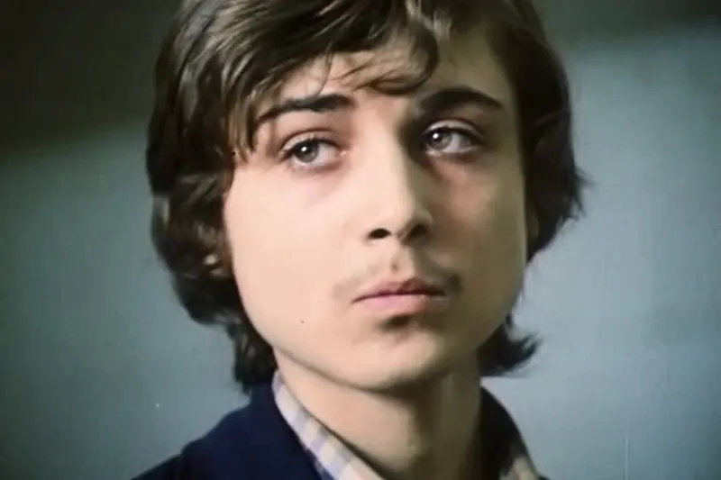 Олександр Лазарєв-молодший в юності (кадр з фільму «Професія - слідчий»)