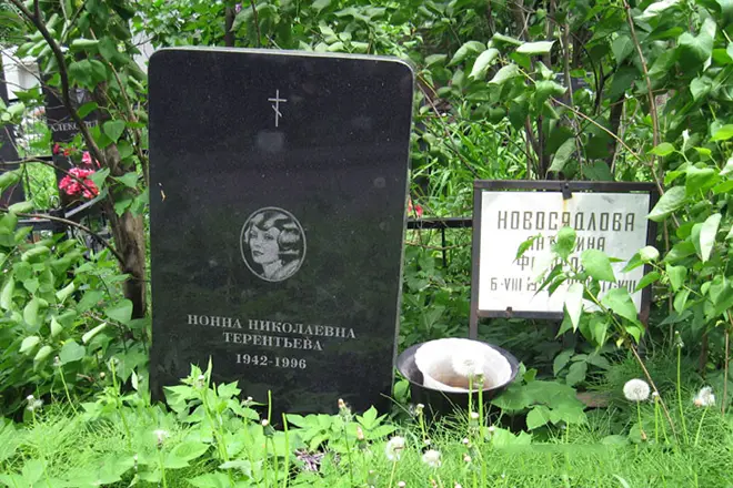The grave of Nonny Terentteva