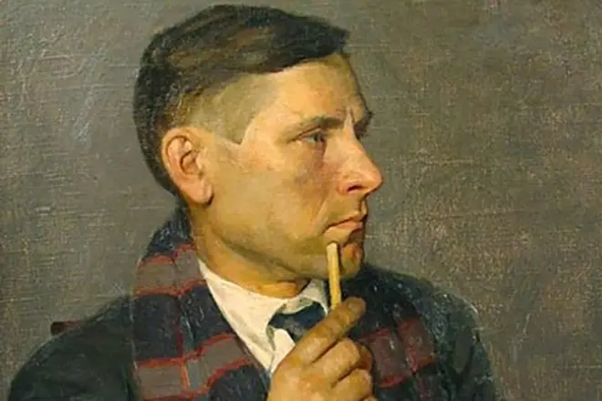 Spisovateľ Mikhail Bulgakov