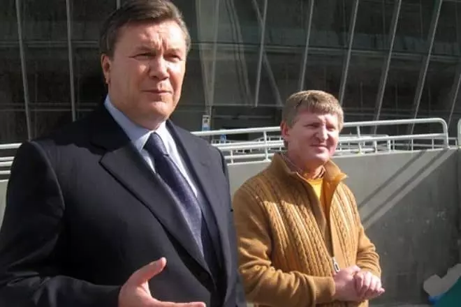 Viktor Yanukovych和Rinat Akhmetov
