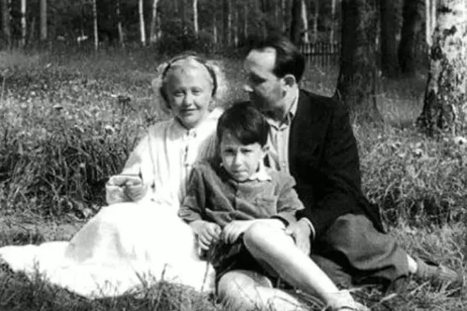 Јанина Феимо и третиот сопруг Леонид Жанко и Син
