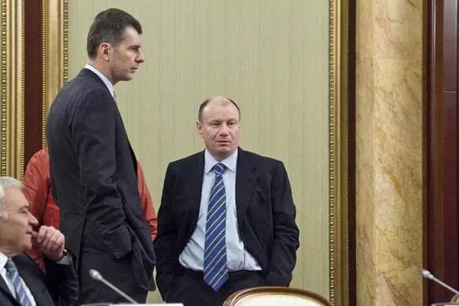 Mikhail Prokhorov en Vladimir Potanin