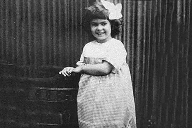 Coco Chanel in childhood