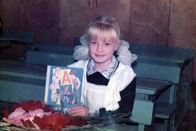 Evgenia Feofilaktova na infância