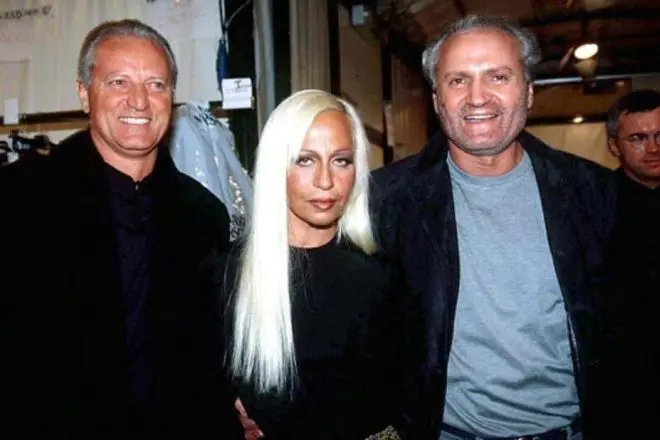 Donatella med Giovanni og Santo Brothers