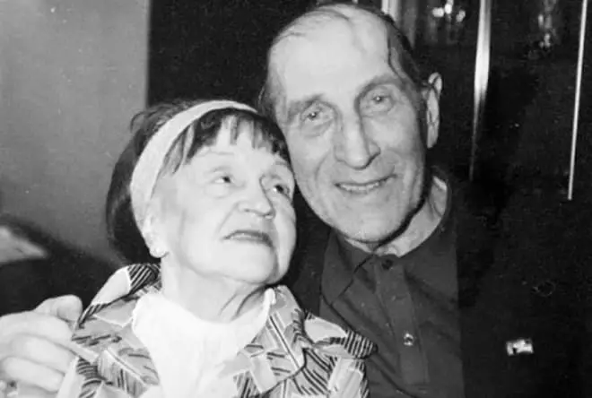 اس کی بیوی انتونینا گولوبوفا کے ساتھ سرجی فلیپوف