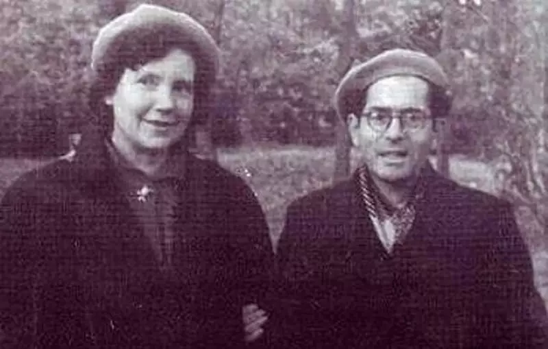 Grigory Pomeranz và Zinaida Mirkin ở tuổi trẻ