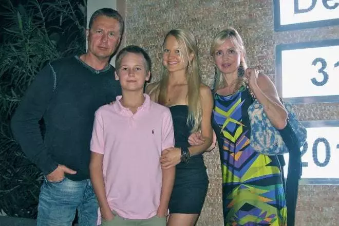 Oleg Stefanko met familie