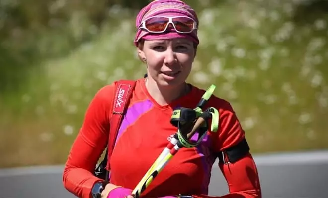 Biathlonist ekaterina shumilova