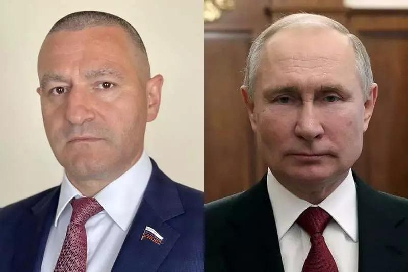 Alexander Iltyakov og Vladimir Putin