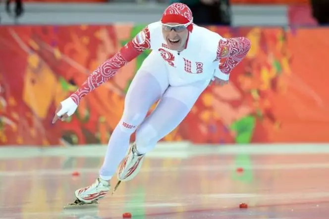 Ivan Skobrev บน OI ใน Sochi