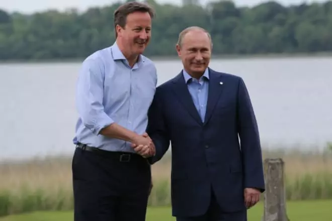 David Cameron i Vladimir Putin