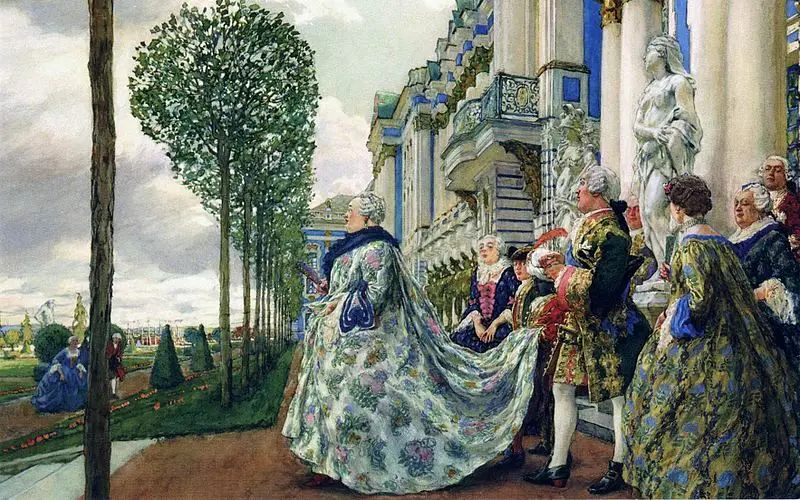 Elizabeth Petrovna in die Royal Village