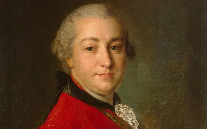Portrait of Ivan Shuvalova, Favorita Elizabeth Petrovna