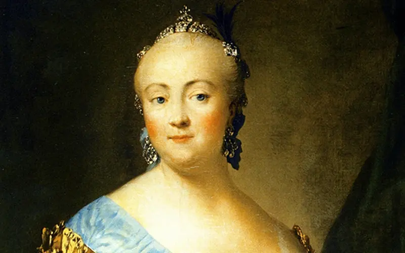 Portrait nan Elizabeth Petrovna