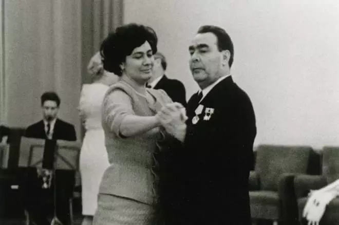 Leonid Brezhnev con hija Galina