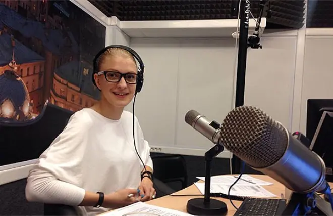Lesya Ryabtseva alla radio