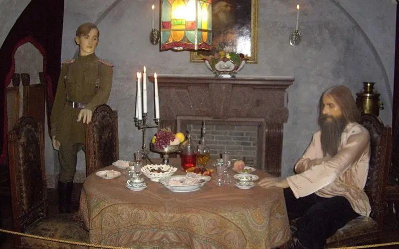 Wasfiguren Felix Yusupova en Grigory Rasputin