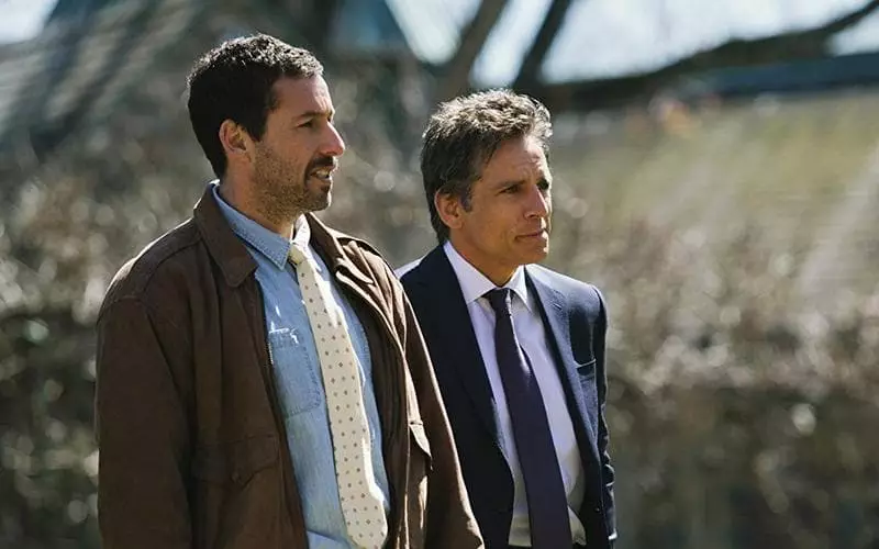 Ben Stiller sy Adam Sandler (Frame avy amin'ny sarimihetsika "ny tantaran'ny fianakavian'ny Mairrow")