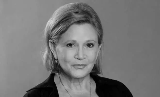 Actress Carrie Fisher.