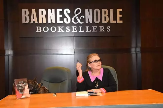 Carrie Fisher na prezentaciji njegove knjige