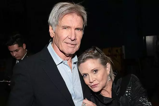 Harrison Ford le Carrie Fisher