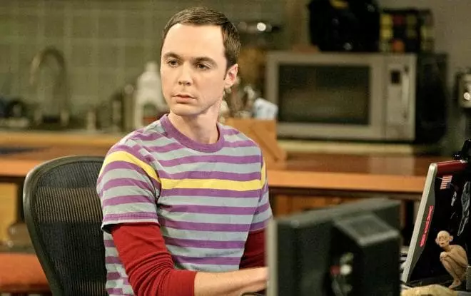 Jim Parsons作為Sheldon Cooper（來自電視劇的框架“大爆炸理論”）