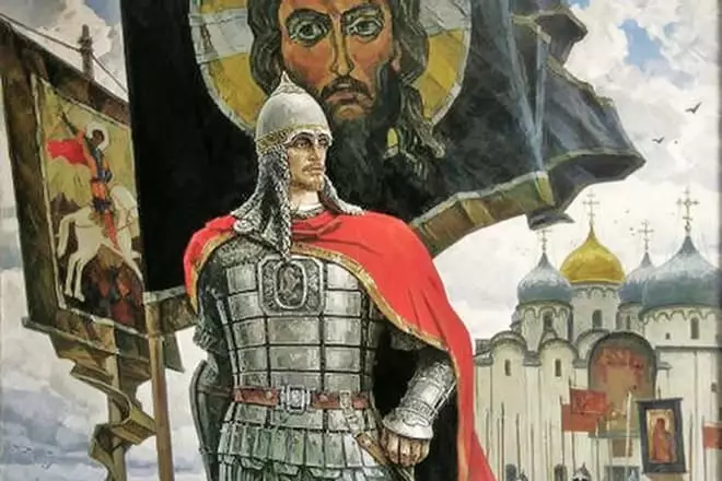 Alexander Nevsky in una campagna militare