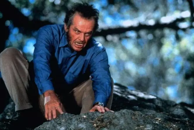 Jack Nicholson yn 'e film "Wolf"