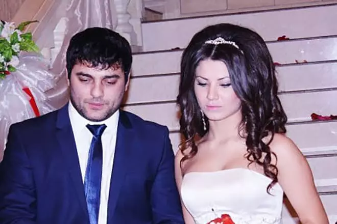 Murat Thagalegov cu soția sa