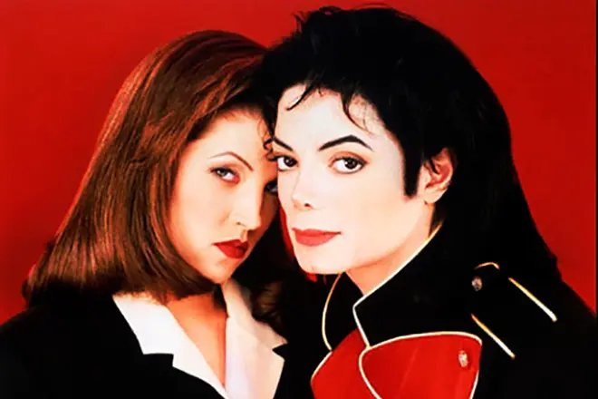 Michael Jackson en Lisa Marie Presley